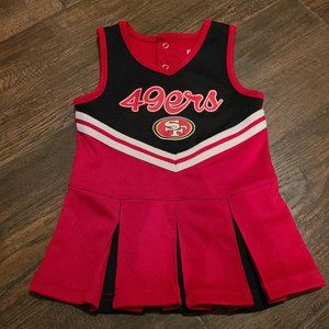 49ers San Francisco 18mo Cheerleader Dress Uniform